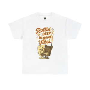 Rollin’ Deep in Good Vibes Funny Paper & Roller Tee